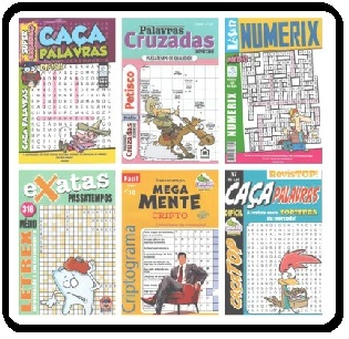 Revistinha Passatempos Sortidos Caça Palavras Cruzadinhas Sudoku
