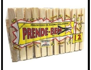 Prendedor Pregador Roupa Varal Madeira Artesanato