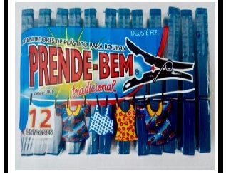 Pregador Prendedor De Roupa Plástico