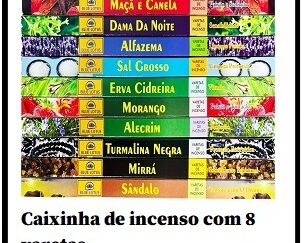 INCENSO  CAXINHA COM 8 VARETA