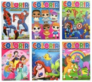 Livro Revistinha Colorir Infantil