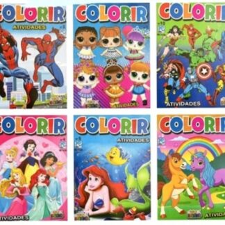 Livro Revistinha Colorir Infantil