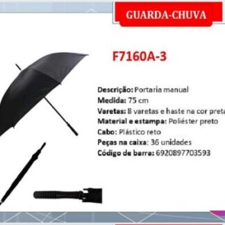 GUARDA CHUVA PORTERIA CABO RETO